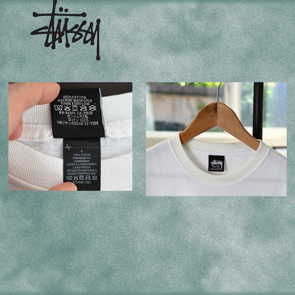 Stüssy New York Chapter Tee White Black Logo Tee Men S NWOT - Picture 4 of 4